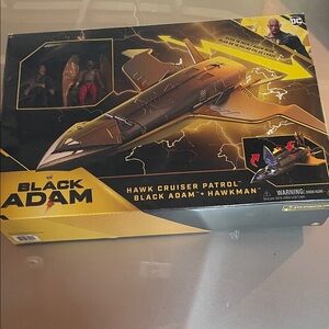 DC Black Adam Hawk Cruiser with Figures